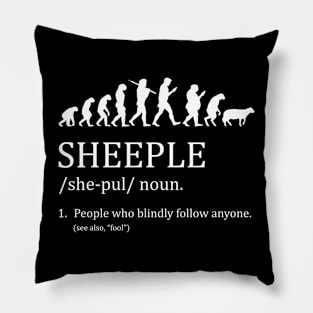 Sheeple Defination T-shirt Pillow