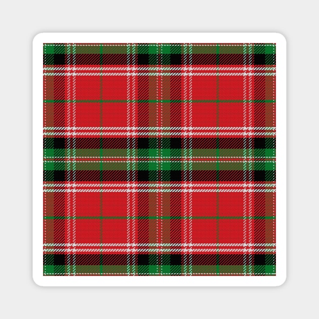 Scottish Stewart tartan Magnet by kavalenkava