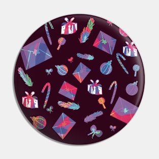 Christmas pattern Pin