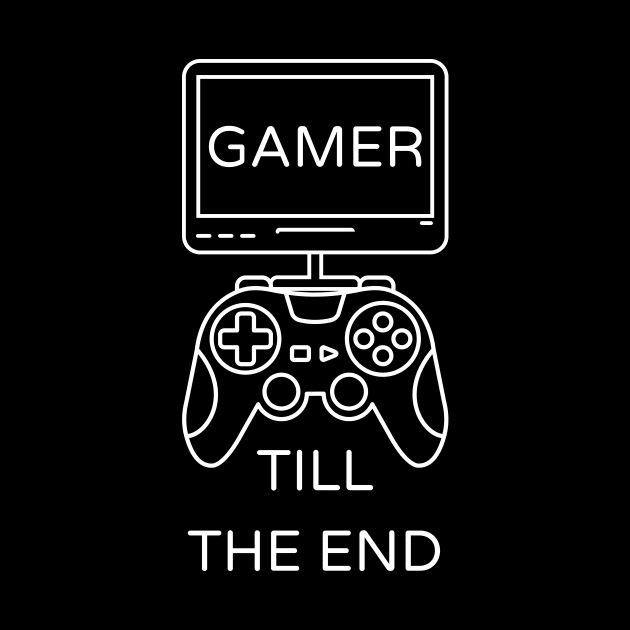 Gamer Till The End by Lasso Print