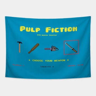 8bit Pulp Fiction Tapestry