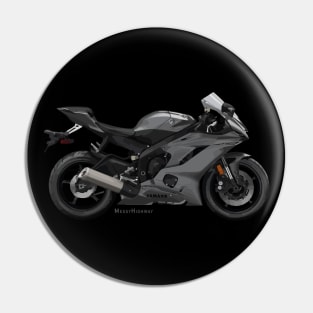 Yamaha R6 19 gray, s Pin