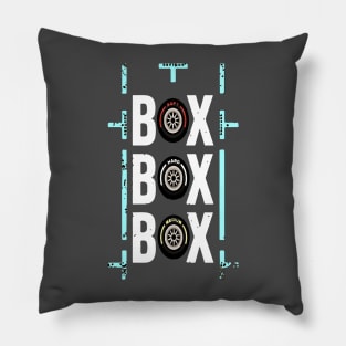 "Box Box Box" F1 Tyre Pillow