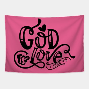 God Is Love Tapestry