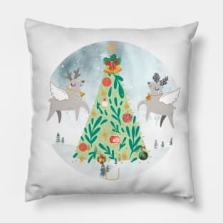 Merry Christmas to the cutest deer ,PNG Clip Art Instand Download ,deer Lover Gift, deer funny, Xmas Gift Pillow