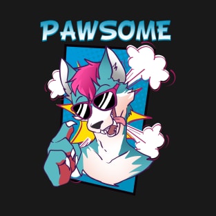 Pawsome I Furry Fandom Cospaly T-Shirt