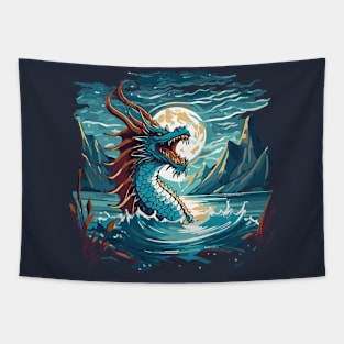 Lock ness Dragon Tapestry