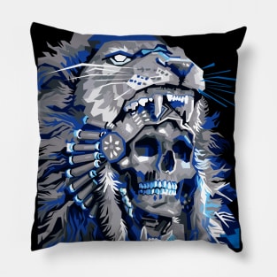 Indian skull Pillow