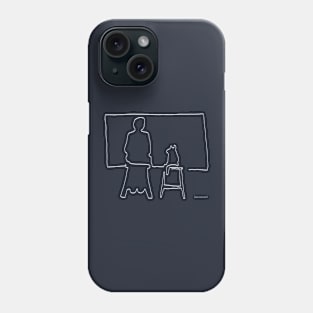 Window Watchers White - Oneliner Phone Case