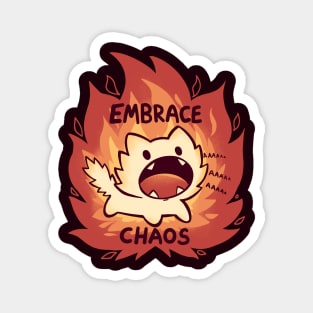 Embrace Chaos Magnet