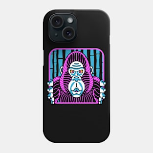 Psychedelic Gorilla Phone Case