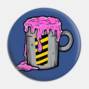 Positively Charged Cup Of Slime Pin