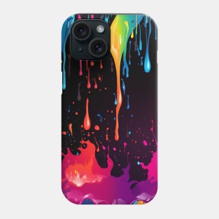 Paint splatter Phone Case