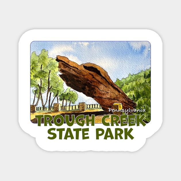 Trough Creek State Park, Pennsylvania Magnet by MMcBuck