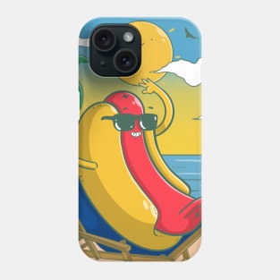 Hotdog in Summer Phone Case