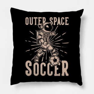 Outer space soccer Pillow