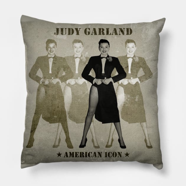 Judy Garland - American Icon Pillow by PLAYDIGITAL2020