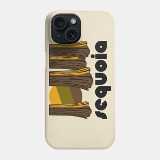 Retro Sequoia ))(( Tourist Souvenir National Park Design Phone Case