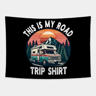 This Is My Road Trip Shirt Tapestry