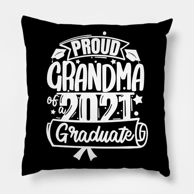 Proud Family Graduation Shirts, Proud Family of a 2021 Graduate Pillow by TheBlendedRack