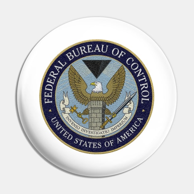 Federal Bureau of Control | Control Game Logo | Clean Logo Pin by OrionBlue