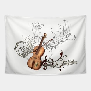 Music, violin Tapestry