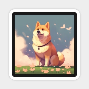 The Shiba's Tale Magnet