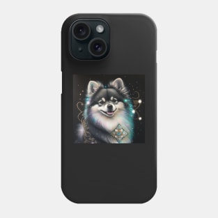 Jeweled Pomsky Phone Case