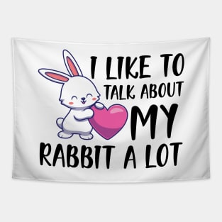 Rabbit - I like to talk about rabbit a lot Tapestry