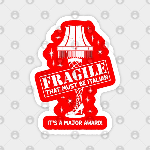 Fragile Leg Lamp Magnet by agitagata