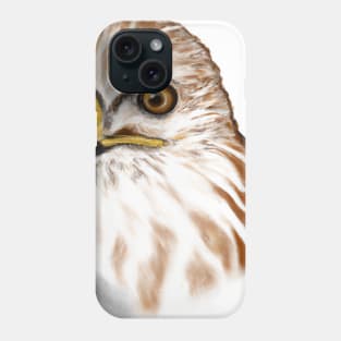 Cute Hawk Drawing Phone Case