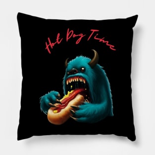 Hot Dog Monster Pillow