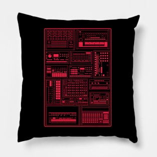 Drum Machine Synth Collection  Red Pillow