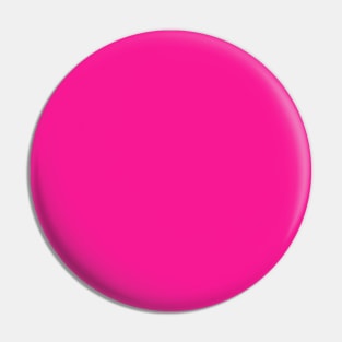 Electric Hot Pink Plain Solid Color Pin