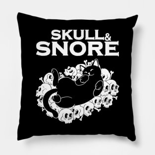 Skull And Snore Pillow