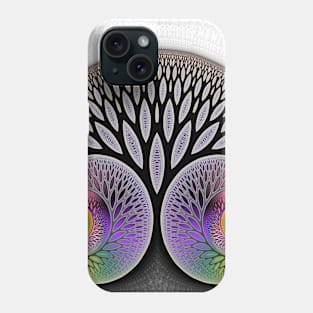 fantasy winter tree design Phone Case