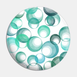 Soap Bubbles | Blue Underwater Bubbles Pin