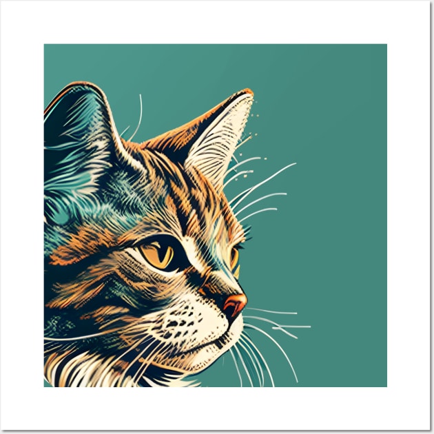 Cute Cat Face -Cat Lover - Cat Face - Posters and Art Prints