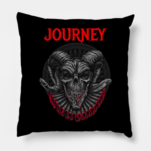 JOURNEY BAND Pillow by Angelic Cyberpunk