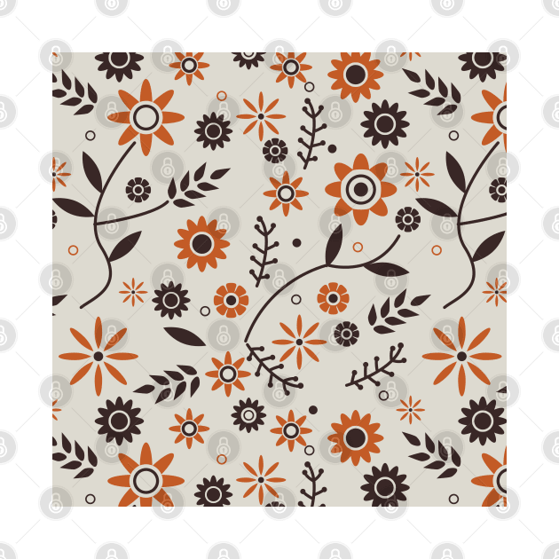 seamless floral pattern by Pontus Design 