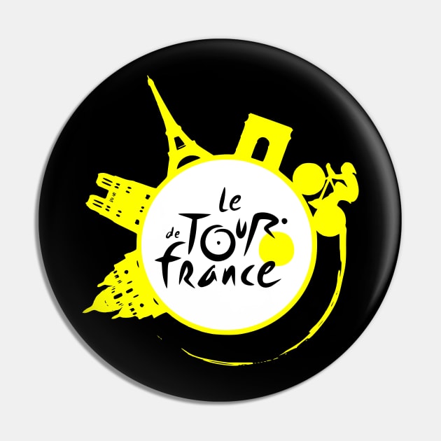 Cycling Tour De France II Pin by inkstyl