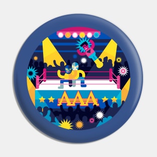 Lucha Libre Pin