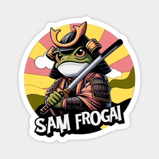 Samurai Frog Magnet