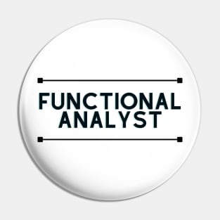 Functional analyst Pin