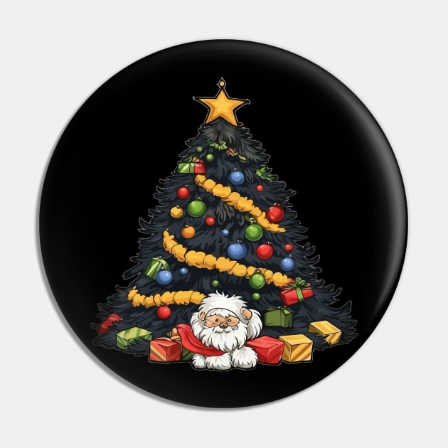 Maltese Christmas Pin by JH Mart