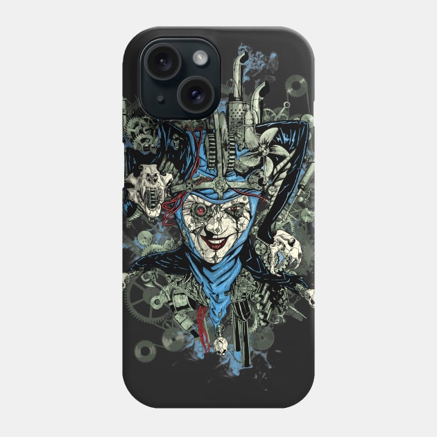 The Steampunk Joker Phone Case by Hellustrations