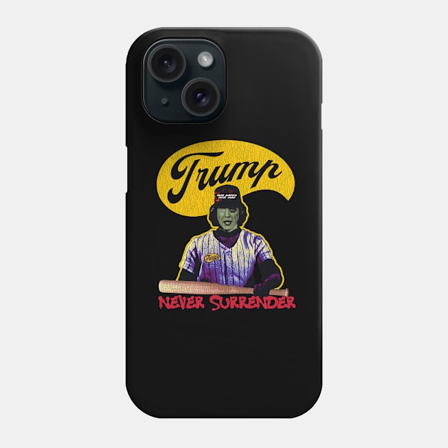 Never Surrender Trump Phone Case by Suka Gitarsar