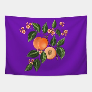 Peach pattern 3 Tapestry