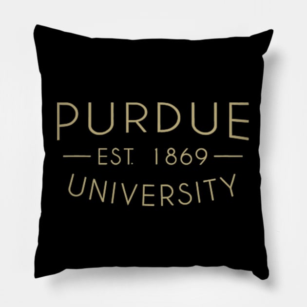 Purdue University Boilermakers Simple Pillow by YASSIN DESIGNER