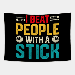 I Beat People With A Stick T shirt For Women Tapestry